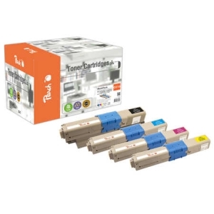 Peach  Spar Pack Tonermodule kompatibel zu
Hersteller-ID: 44469704-9803 Toner