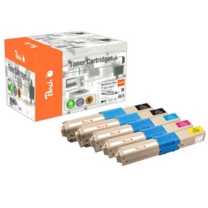 Peach  Spar Pack Plus Tonermodule kompatibel zu
Hersteller-ID: 46508716*2, 46508715, 46508714, 46508713 Toner