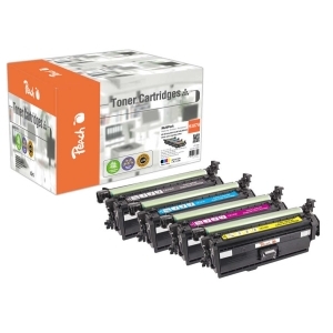 Peach Spar Pack Tonermodule kompatibel zu
Hersteller-ID: HP 307A, CE740A, CE741A, CE742A, CE743A Druckerpatronen