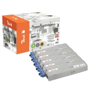 Peach Spar Pack Plus Tonermodule kompatibel zu
Hersteller-ID: 46490608, 46490607, 46490606, 46490605 Toner