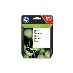 Original  Combopack Tinte schwarz, color,
Hersteller-ID: No. 364, N9J73AE, SD534EE Toner