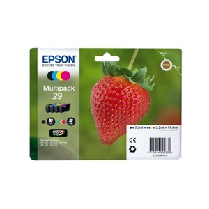 Original Multipack Tinte CMYBK
Hersteller-ID: T2986, No. 29, C13T29864010 Druckerpatronen