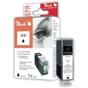 Peach Tintenpatrone schwarz kompatibel zu
Hersteller-ID: BCI-3eBK, 4479A002 Toner