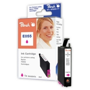 Peach Tintenpatrone magenta kompatibel zu
Hersteller-ID: T0553 m, C13T05534010 Toner