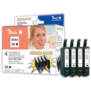 Peach Spar Pack Tintenpatronen kompatibel zu
Hersteller-ID: T0556, C13T05564010 Druckerpatronen