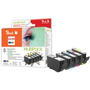 Peach  Spar Pack Tintenpatronen kompatibel zu
Hersteller-ID: PGI-5, CLI-8 Druckerpatronen