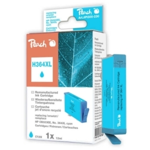 Peach Tintenpatrone cyan kompatibel zu
Hersteller-ID: No. 364XL c, CB323EE Tinte