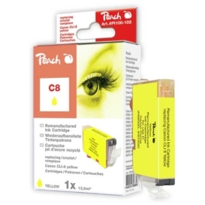 Peach  Tintenpatrone gelb kompatibel zu
Hersteller-ID: CLI-8Y, 0623B001, 0623B026 Druckerpatronen