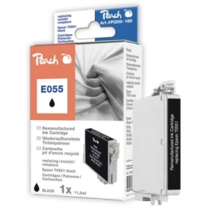 Peach  Tintenpatrone schwarz kompatibel zu
Hersteller-ID: T0551 bk, C13T05514010 Toner