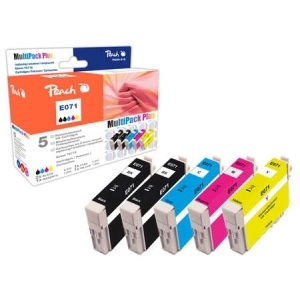 Peach  Spar Pack Plus Tintenpatronen kompatibel zu
Hersteller-ID: T0715, C13T07154010 Tinte