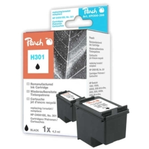 Peach  Druckkopf schwarz kompatibel zu
Hersteller-ID: No. 301 bk, CH561EE Tinte