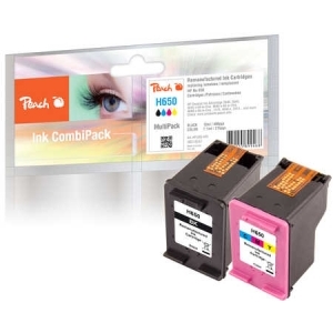 Peach  Spar Pack Druckköpfe kompatibel zu
Hersteller-ID: No. 650, CZ101AE, CZ102AE Toner