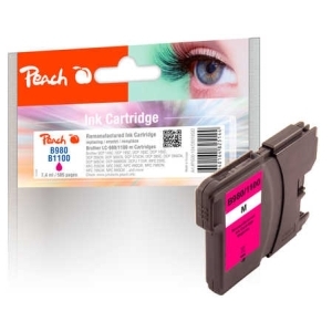 Peach XL-Tintenpatrone magenta kompatibel zu
Hersteller-ID: LC-980M, LC-1100M Druckerpatronen