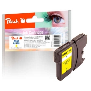 Peach XL-Tintenpatrone gelb kompatibel zu
Hersteller-ID: LC-980Y, LC-1100Y Tinte