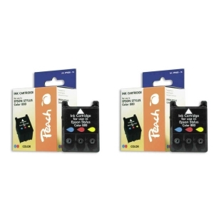 Peach Doppelpack Tintenpatronen color kompatibel zu
Hersteller-ID: T020 Toner