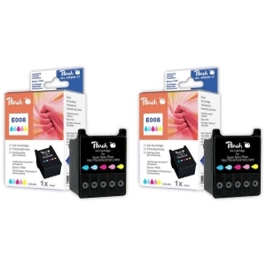 Peach  Doppelpack Tintenpatronen color kompatibel zu
Hersteller-ID: T008C*2, C13T00840310 Toner