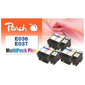 Peach  Spar Pack Plus Tintenpatronen kompatibel zu Tinte