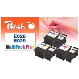Peach  Spar Pack Plus Tintenpatronen kompatibel zu Tinte