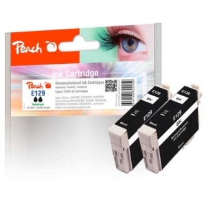 Peach Doppelpack Tintenpatronen schwarz kompatibel zu
Hersteller-ID: T1291*2 Tinte
