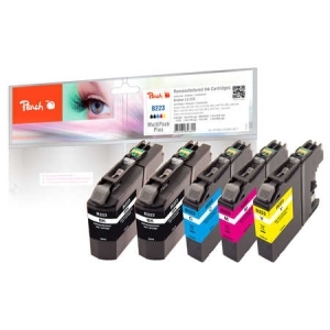 Peach  Spar Plus Pack Tintenpatronen kompatibel zu
Hersteller-ID: LC-223VALBP Toner