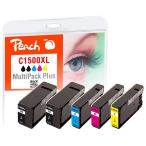 Peach  Spar Pack Plus Tintenpatronen kompatibel zu
Hersteller-ID: PGI-1500XL, 9182B004 Tinte