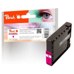 Peach  XL-Tintenpatrone magenta kompatibel zu
Hersteller-ID: PGI-2500XLM, 9266B001 Druckerpatronen