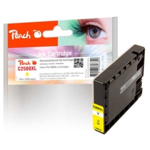 Peach  XL-Tintenpatrone gelb kompatibel zu
Hersteller-ID: PGI-2500XLY, 9267B001 Toner