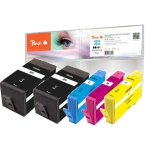 Peach  Spar Pack Plus Tintenpatronen kompatibel zu
Hersteller-ID: No. 934XL, No. 935XL, C2P23A*2, C2P24A, C2P25A, C2P26A Toner