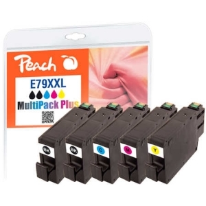 Peach  Spar Pack Plus Tintenpatronen XXL kompatibel zu
Hersteller-ID: No. 79XXL, C13T78954010 Druckerpatronen