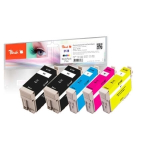 Peach  Spar Pack Plus Tintenpatronen kompatibel zu
Hersteller-ID: T1301, T1305, C13T13014010, C13T13064010 Toner