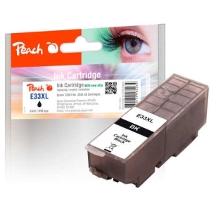 Peach Tintenpatrone XL schwarz kompatibel zu
Hersteller-ID: T3351, No. 33XL bk, C13T33514010 Tinte