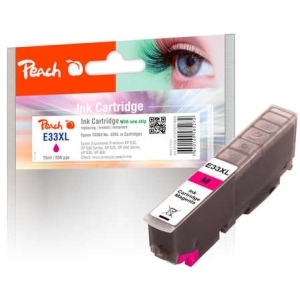 Peach Tintenpatrone XL magenta kompatibel zu
Hersteller-ID: T3363, No. 33XL m, C13T33634010 Tinte