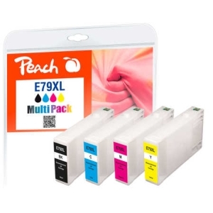 Peach  Spar Pack Tintenpatronen HY kompatibel zu
Hersteller-ID: No. 79XL, C13T79054010 Tinte