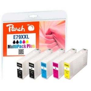 Peach  Spar Pack Plus Tintenpatronen XXL kompatibel zu
Hersteller-ID: No. 79XXL, C13T78954010 Druckerpatronen