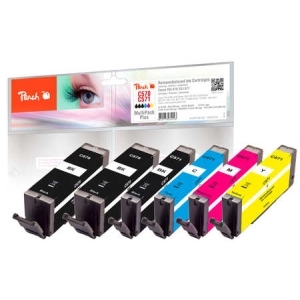 Peach  Spar Pack Plus Tintenpatronen kompatibel zu
Hersteller-ID: PGI-570, CLI-571 Druckerpatronen