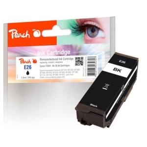 Peach  Tintenpatrone schwarz kompatibel zu
Hersteller-ID: No. 26 bk, C13T26014010 Toner