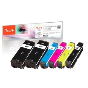 Peach  Spar Pack Plus Tintenpatronen kompatibel zu
Hersteller-ID: No. 26, C13T26164010 Druckerpatronen