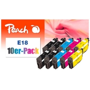 Peach  10er-Pack Tintenpatronen kompatibel zu
Hersteller-ID: No. 18, C13T18064010 Tinte