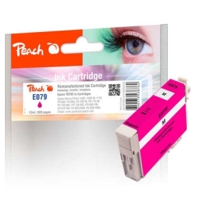 Peach Tintenpatrone magenta kompatibel zu
Hersteller-ID: T0793M, C13T07934010 Tinte