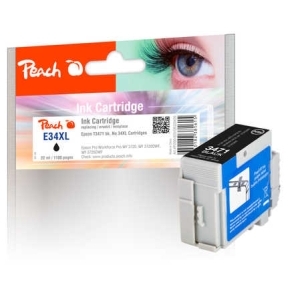 Peach  Tintenpatrone XL schwarz kompatibel zu
Hersteller-ID: T3471, No. 34XL bk, C13T34714010 Tinte