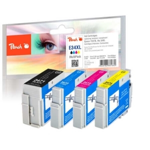 Peach Spar Pack Tintenpatronen XL kompatibel zu
Hersteller-ID: T3476, No. 34XL, C13T34764010 Toner
