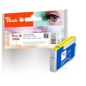 Peach Tintenpatrone XL gelb kompatibel zu
Hersteller-ID: T3594, No. 35XL y, C13T35944010 Toner