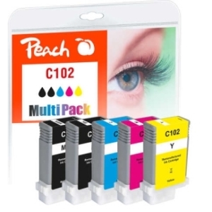 Peach Spar Pack Tintenpatronen kompatibel zu Toner