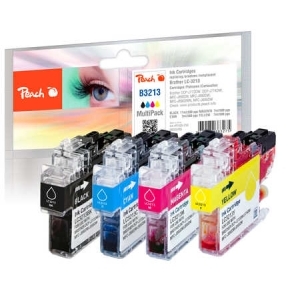 Peach Spar Pack Tintenpatronen kompatibel zu
Hersteller-ID: LC-3213VALP Druckerpatronen