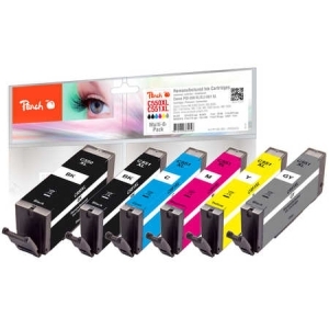Peach  Spar Pack mit grau Tintenpatronen XL-Ergiebigkeit, kompatibel zu
Hersteller-ID: PGI-550XL, CLI-551XL Druckerpatronen
