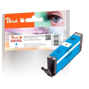 Peach  Tintenpatrone XXL cyan kompatibel zu
Hersteller-ID: CLI-581XXLC, 1995C001 Tinte