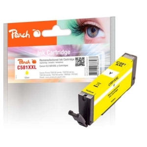 Peach  Tintenpatrone XXL gelb kompatibel zu
Hersteller-ID: CLI-581XXLY, 1997C001 Tinte