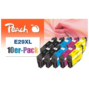 Peach  10er-Pack Tintenpatronen, kompatibel zu
Hersteller-ID: T2996, No. 29XL, C13T29964010 Tinte