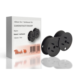 Peach Farbbandkassette kompatibel zu Canon/Facit/Sharp, schwarz, Gr1 Druckerpatronen
