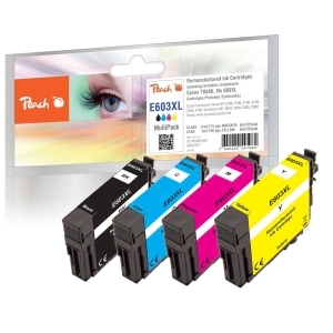 Peach  Spar Pack Tintenpatronen XL kompatibel zu
Hersteller-ID: No. 603XL, C13T03A64010 Tinte